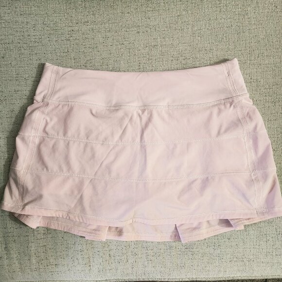 NWOT Lululemon Pace Rival Mid-Rise Skirt Flush Pink size 6 - Picture 2 of 6